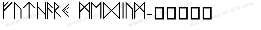 futhark Medium字体转换